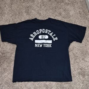 Aeropostale Dark Blue Tee with New York Graphic